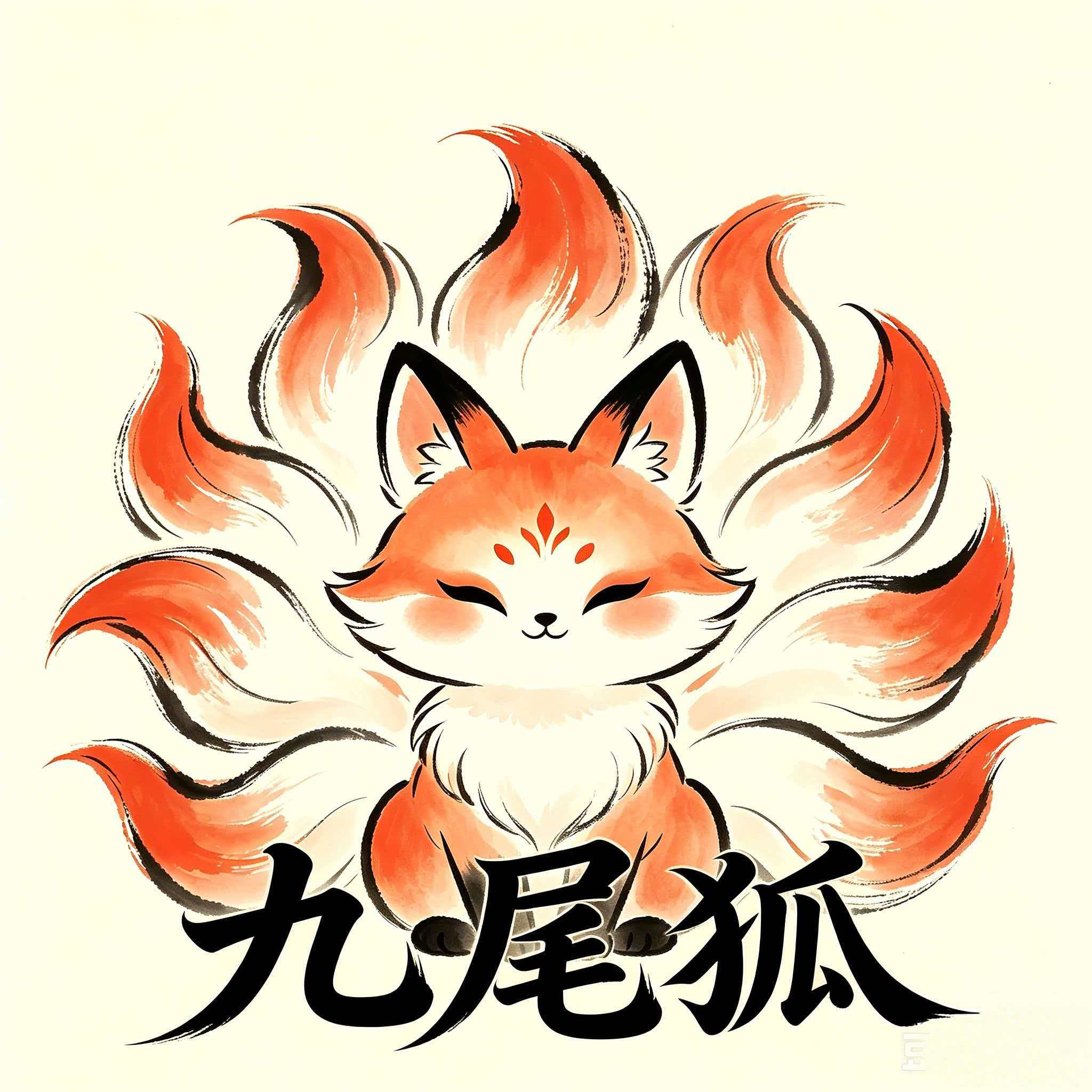 九尾狐 Logo